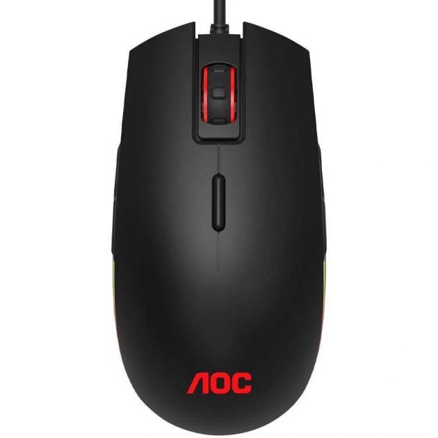Mouse Gamer Usb Gm500 Preto/Rgb AOC