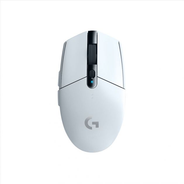 Mouse Logitech Gamer G305 Lightspeed Sem Fio Opt Usb Branco 910-005290