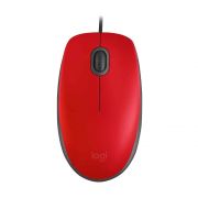Mouse Logitech M110 Silent Red C Fio 910-006755