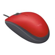 Mouse Logitech M110 Silent Red C Fio 910-006755