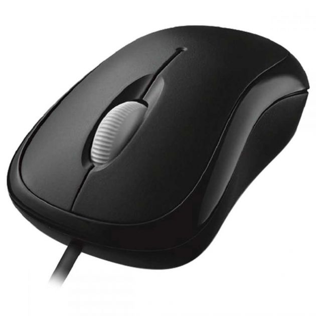 Mouse Óptico Com Fio Basic USB Preto P5800061 MICROSOFT