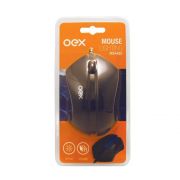 Mouse Optico Lighting USB laranja 1000DPi MS302 OEX