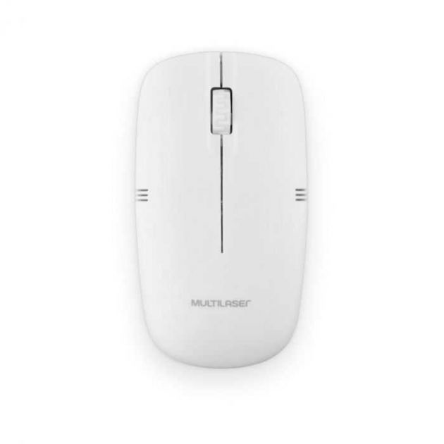 Mouse Sem Fio Lite 2.4GHZ 1200 DPI USB Branco mo286 MULTILASER