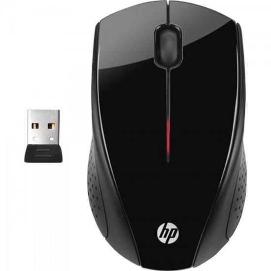 Mouse sem Fio USB 1200 DPI X3000 Preto HP
