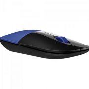 Mouse sem Fio USB 1200 DPI Z3700 Preto/Azul HP