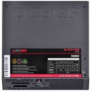 OPEN BOX - Fonte ATX 550W ELECTRO V2 80 PLUS Bronze ELECV2PTO550W PCYES