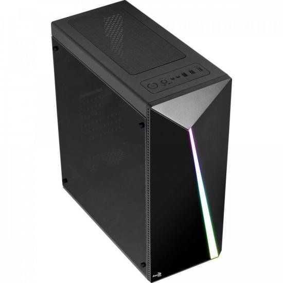 OPEN BOX - Gabinete Gamer Mid Tower RGB Shard ATX AEROCOOL