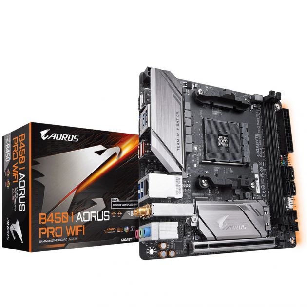 OPEN BOX - Placa Mãe B450 I Aorus Pro Wifi AMD AM4 Mini-ITX DDR4 GIGABYTE