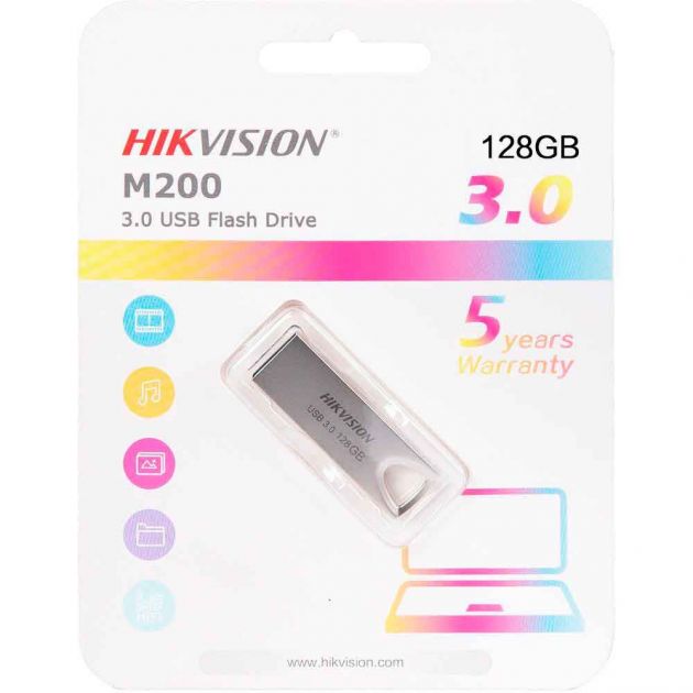 Pen Drive Hikvision M200 128Gb Usb 3.0 Hs-Usb-M200/128G/U3/OD