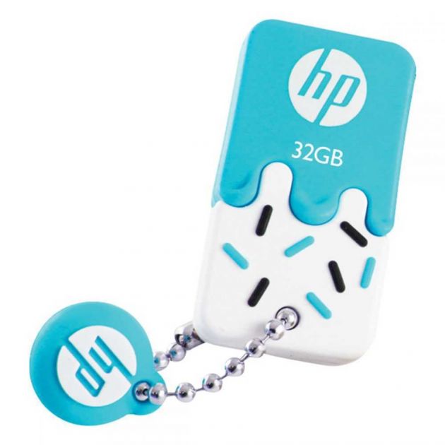 Pen Drive Mini HP USB 2.0 32GB Azul v178b hpfd178b32 HP