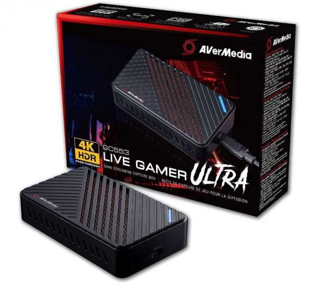 Placa De Captura 4k Live Gamer Ultra Gc553 AVERMEDIA