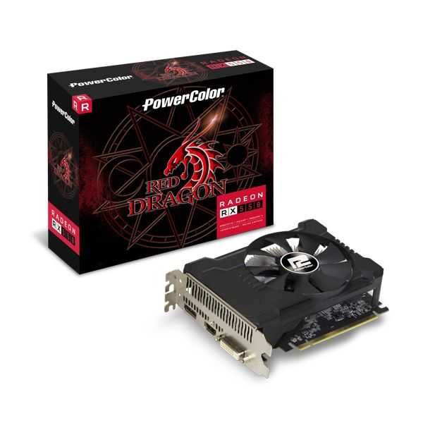 OPEN BOX - Placa de Vídeo AMD Radeon RX 550 Red Dragon 2GB GDDR5 AXRX 550 2GBD5-DHA/OC POWERCOLOR
