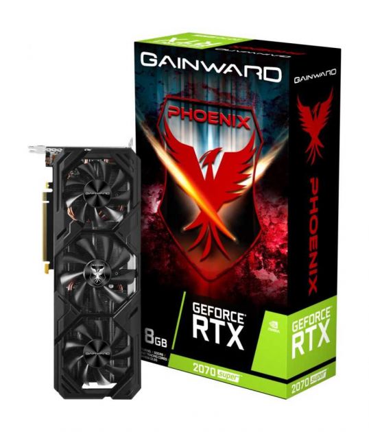 Placa de Video GAINWARD NVIDIA GeForce RTX 2070 SUPER 8GB GDDR6 Phoenix V1 GAINWARD