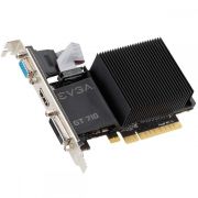 Placa de Vídeo NVIDIA GeForce GT 710 2GB DDR3 02G-P3-2712-KR EVGA