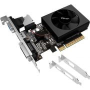 Placa de Vídeo NVIDIA GeForce GT 730 1GB DDR3 VCGGT7301D3LXPB-BB PNY