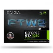 Placa de Vídeo NVIDIA GeForce GTX 1080 FTW2 DT GAMING 8GB GDDR5X 08G-P4-6684-KR EVGA