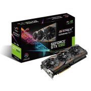 Placa de Vídeo NVIDIA GeForce GTX 1080 Strix RGB 8GB GDDR5X STRIX-GTX1080-A8G-GAMING ASUS