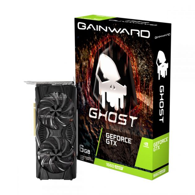 Placa de Vídeo NVIDIA GeForce GTX 1660 Super Ghost G6 6GB GDDR6 NE6166S018J9-1160X-1 GAINWARD