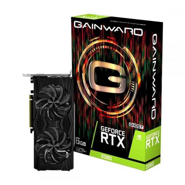 Placa de Vídeo NVIDIA GeForce RTX 2060 Ghost 6GB GDDR6 PCI-E 3.0 NE62060018J9-1160X GAINWARD