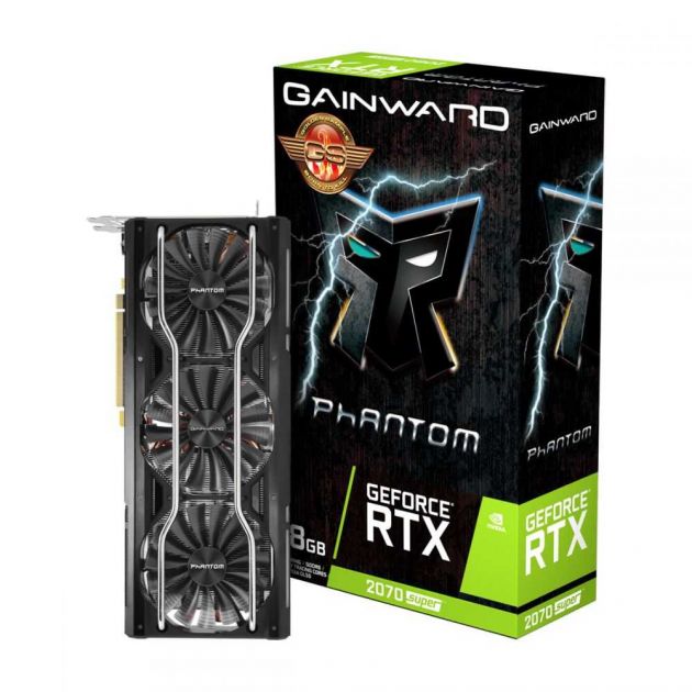 Placa de Vídeo NVIDIA GeForce RTX 2070 Super Phantom GS 8GB GDDR6 NE6207SS19P2-1040P GAINWARD