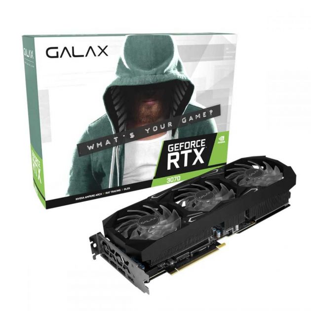 Placa de Vídeo Nvidia GeForce RTX 3070 SG 8GB GDDR6 256bit PCI-Express 4.0 37NSL6MD1GNA GALAX