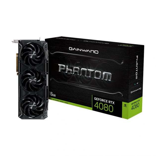 Placa de Vídeo Nvidia GeForce RTX 4080 Phantom 16GB GDDR6X NED4080019T2-1030P GAINWARD