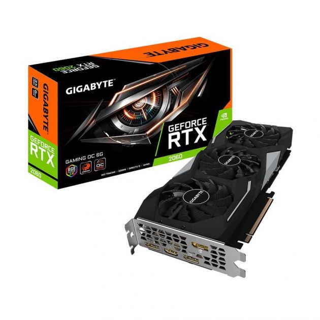 Placa de Vídeo NVIDIA GeForce RTX 2060 GAMING 6GB GIGABYTE