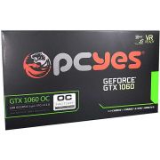 Placa de Vídeo NVIDIA GeForce GTX 1060 6GB GDDR5X PCIe 3.0 60NRJ7DSX1PY PCYES