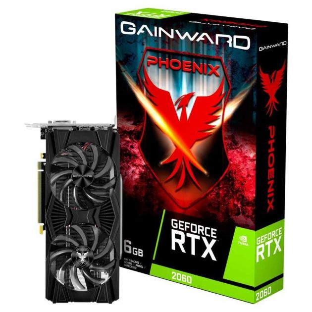 Placa de Vídeo NVIDIA GeForce RTX 2060 PHOENIX 6GB GDDR6 PCI-E 3.0 NE62060018J9-1062X GAINWARD