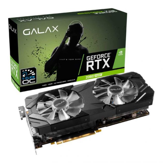 Placa de Vídeo NVIDIA GeForce RTX 2060 Super EX 8GB GDDR6 PCI-E 3.0 26ISL6MPX2EX GALAX