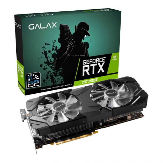 Placa de Vídeo NVIDIA GeForce RTX 2070 Super EX 8GB GDDR6 PCI-E 3.0 27ISL6MDU9EX GALAX