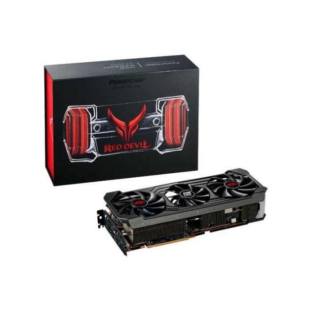 Placa de Vídeo Radeon RX 6800 Red Devil AXRX 16GB GDDR6 PCI 4.0 16GBD6-2DHCE/OC POWERCOLOR