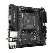 Placa Mãe A520I AC AM4 DDR4 Mini-ITX AMD Serie 5000 3°Geração Ryzen Gigabyte