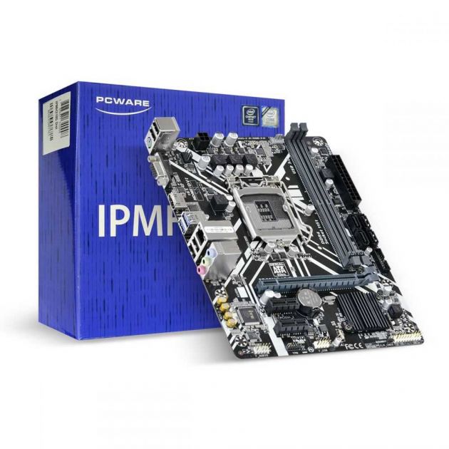 Placa Mãe Micro ATX Intel IPMH310G LGA 1151 8ª e 9ª Geração VGA/HDMI/USB 3.0 DDR4 PCWARE