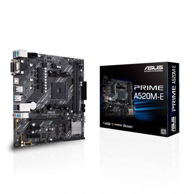 Placa Mãe Prime A520M-E AMD AM4 DDR4 MicroATX ASUS