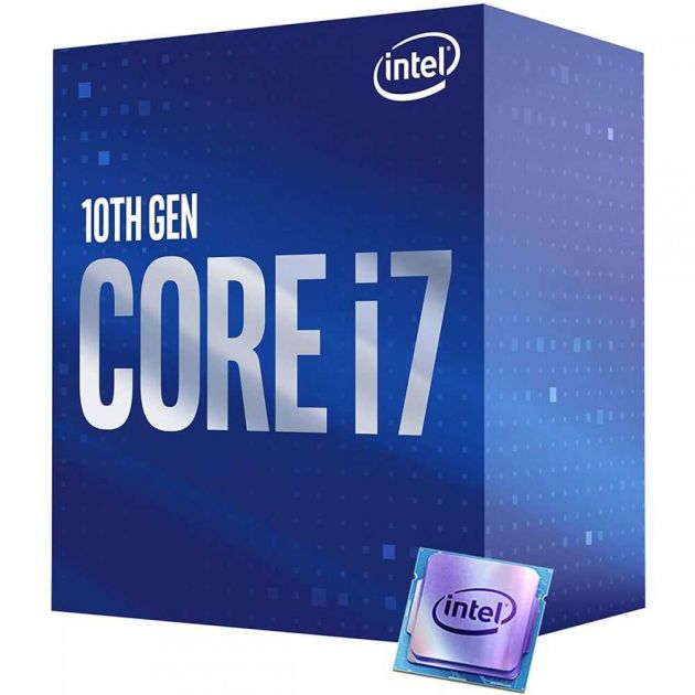 Processador CORE i7-10700 2.90GHz (4.80GHz Turbo) LGA1200 16MB BX8070110700 INTEL