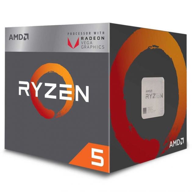Processador Ryzen 5 2400G 3.6GHz (3.9GHzFrequência Máxima) AM4 YD2400C5FBBOX AMD