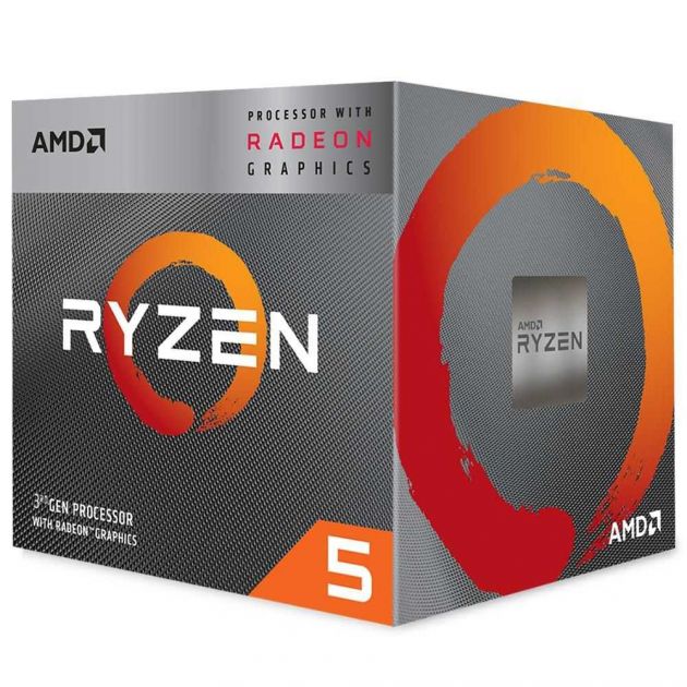 Processador Ryzen 5 3400G 3.7 GHz (4.2 GHz Frequência Máxima) AM4 YD3400C5FHBOX AMD