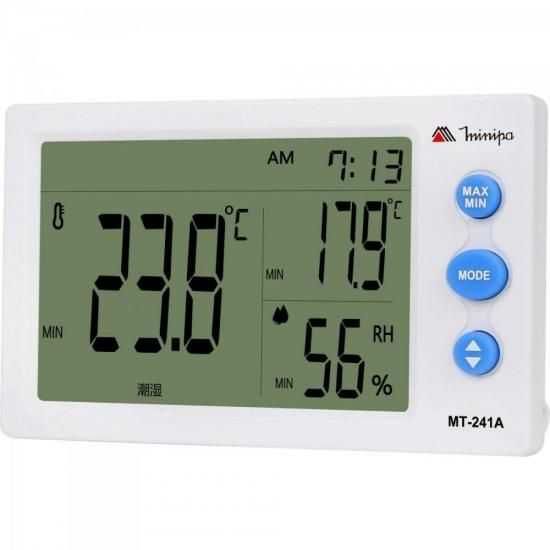 Relógio Termo Higrômetro MT241A MINIPA
