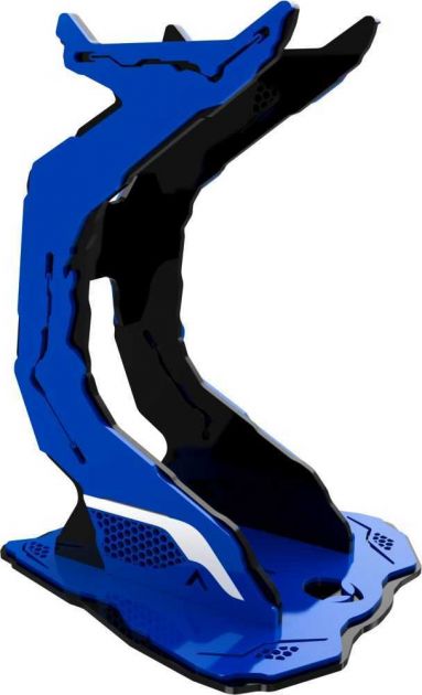 Suporte para Headset Alien Pro Preto e Azul RM-AL-02-BB RISE MODE