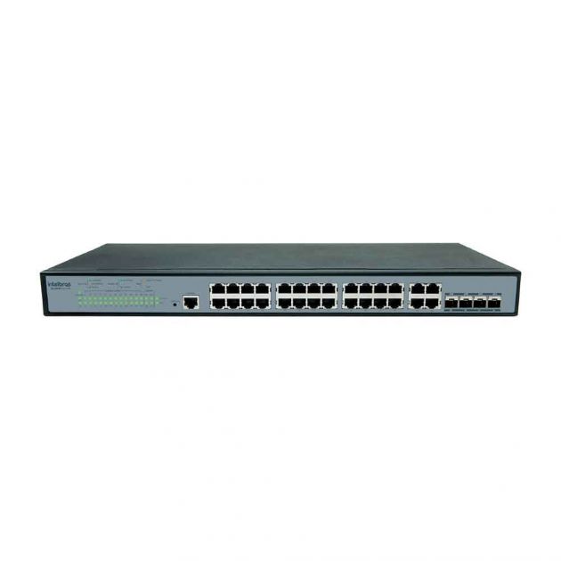 Switch Intelbras 24P 24P Skd Sg2404D Poe Max Gerenciavel 4760021
