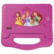 Tablet Disney Princesa Plus Rosa 16Gb Tela 7" Quad Core Dual Câmera NB308 MULTILASER