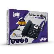 TELEFONE CELULAR RURAL FIXO DE MESA 3G E WIFI 5 BANDAS BDF-12