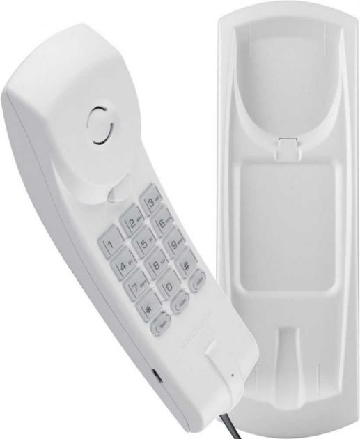 Telefone Gôndola Color TC20 Cinza Artico Funções (Flash, Tom e Rediscar) Teclado Luminoso INTELBRAS
