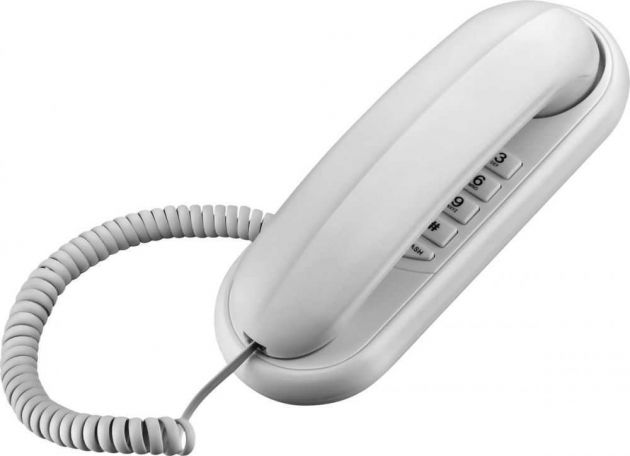 Telefone Gôndola TCF 1000 Branco Compatível Com Centrais Públicas e PABX ELGIN
