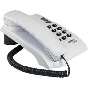 Telefone Pleno Cinza Ártico Funções (Flash Redial e Mute) C/ Chave de Bloqueio INTELBRAS
