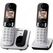 Telefone sem Fio com ID Base + Ramal KX-TGC212LB1 Cinza PANASONIC