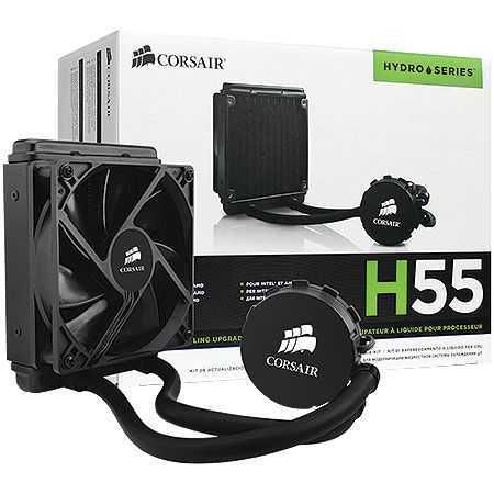 Water Cooler Hydro Series H55 120mm Quiet Edition cw-9060010-ww CORSAIR