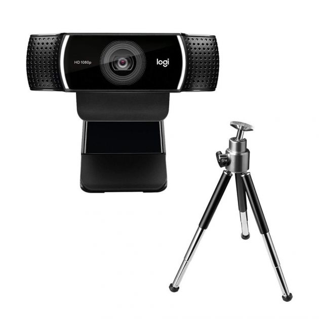 Webcam C922 HD Pro 1080p FullHD c/Tripé 960-001087 Logitech