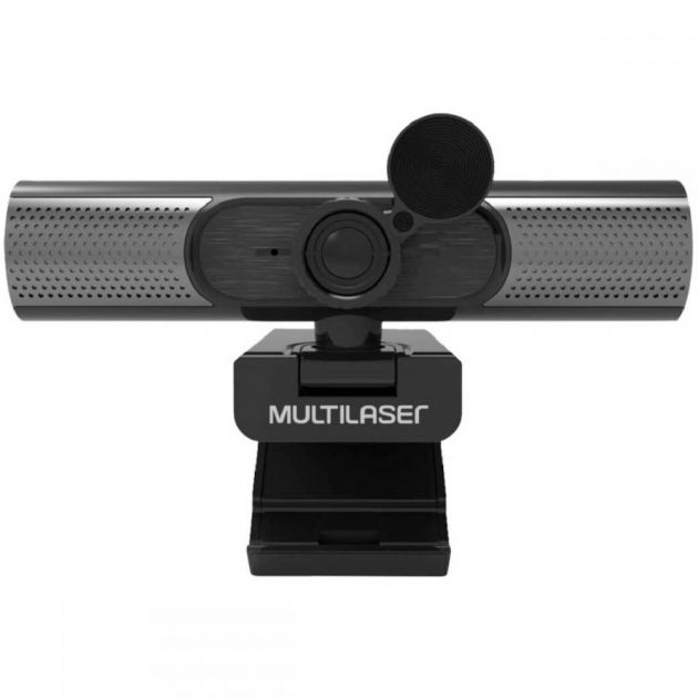 Webcam Ultra Hd 2k Auto Focus Noise Cancelling Wc053 MULTILASER